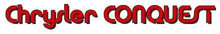 Rendering -Chrysler CONQUEST - using Charlet