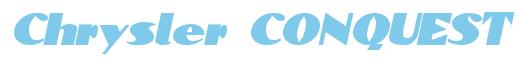 Rendering -Chrysler CONQUEST - using Constantine