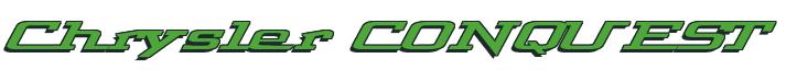 Rendering -Chrysler CONQUEST - using Wide Glide