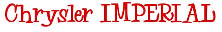 Rendering -Chrysler IMPERIAL - using Whoa Whoa