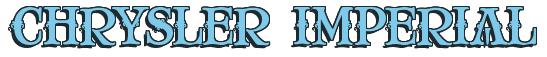 Rendering -Chrysler IMPERIAL - using Matilda