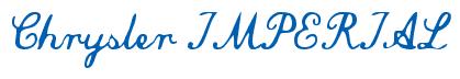 Rendering -Chrysler IMPERIAL - using Commercial Script