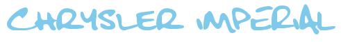 Rendering -Chrysler IMPERIAL - using Fatboy Slim