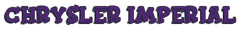 Rendering -Chrysler IMPERIAL - using FinkBold