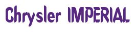 Rendering -Chrysler IMPERIAL - using Callimarker