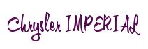 Rendering -Chrysler IMPERIAL - using Memo
