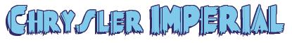 Rendering -Chrysler IMPERIAL - using Poster