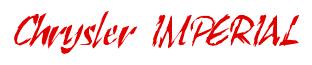 Rendering -Chrysler IMPERIAL - using Scratch
