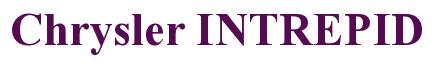Rendering -Chrysler INTREPID - using Times New Roman Bold