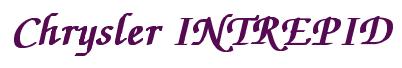 Rendering -Chrysler INTREPID - using Zapf Chancery
