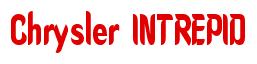 Rendering -Chrysler INTREPID - using Callimarker