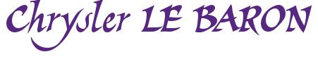 Rendering -Chrysler LE BARON - using Braveheart