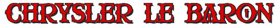 Rendering -Chrysler LE BARON - using Matilda