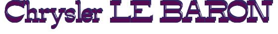 Rendering -Chrysler LE BARON - using Alfredos Dance