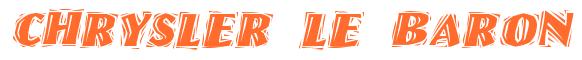 Rendering -Chrysler LE BARON - using Cut Ragged