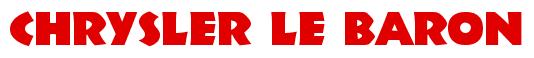 Rendering -Chrysler LE BARON - using Informal