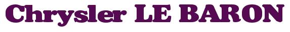 Rendering -Chrysler LE BARON - using Broadside