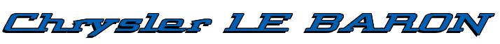 Rendering -Chrysler LE BARON - using Wide Glide