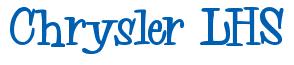 Rendering -Chrysler LHS - using Whoa Whoa