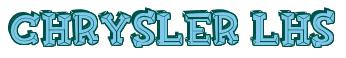 Rendering -Chrysler LHS - using FinkBold