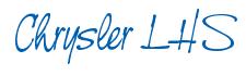 Rendering -Chrysler LHS - using Neville Script