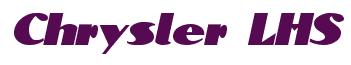 Rendering -Chrysler LHS - using Constantine