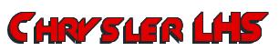Rendering -Chrysler LHS - using Machine