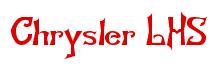 Rendering -Chrysler LHS - using Manchuria