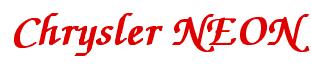 Rendering -Chrysler NEON - using Zapf Chancery