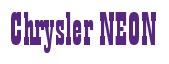 Rendering -Chrysler NEON - using Bill Board