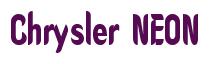 Rendering -Chrysler NEON - using Callimarker