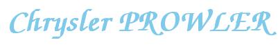 Rendering -Chrysler PROWLER - using Zapf Chancery