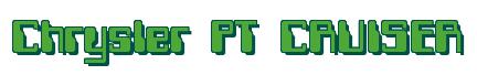 Rendering -Chrysler PT CRUISER - using Computer Font