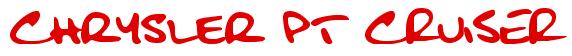 Rendering -Chrysler PT CRUISER - using Fatboy Slim