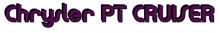 Rendering -Chrysler PT CRUISER - using Charlet