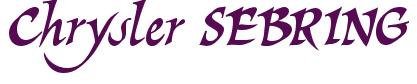 Rendering -Chrysler SEBRING - using Braveheart