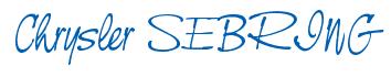 Rendering -Chrysler SEBRING - using Neville Script