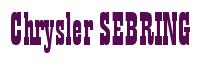 Rendering -Chrysler SEBRING - using Bill Board