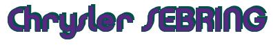 Rendering -Chrysler SEBRING - using Charlet