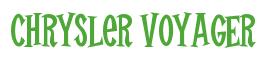 Rendering -Chrysler VOYAGER - using Cooper Latin