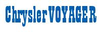 Rendering -Chrysler VOYAGER - using Bill Board