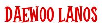Rendering -DAEWOO LANOS - using Cooper Latin
