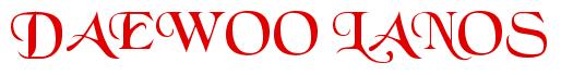 Rendering -DAEWOO LANOS - using Black Chancery
