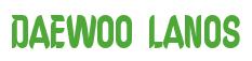 Rendering -DAEWOO LANOS - using Callimarker