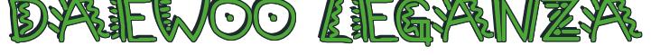 Rendering -DAEWOO LEGANZA - using Manic Pop Thrill 