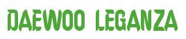 Rendering -DAEWOO LEGANZA - using Callimarker