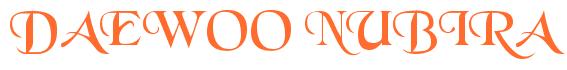 Rendering -DAEWOO NUBIRA - using Black Chancery