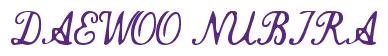Rendering -DAEWOO NUBIRA - using Commercial Script