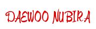 Rendering -DAEWOO NUBIRA - using Memo