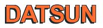 Rendering -DATSUN - using Arial Bold